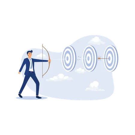 Business target  Illustration