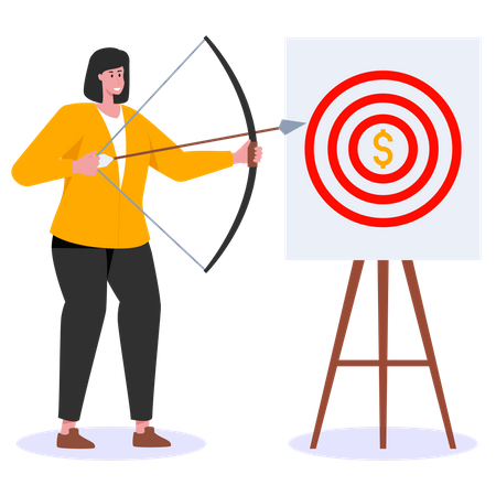 Business Target  Illustration