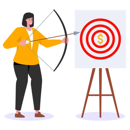 Business Target  Illustration