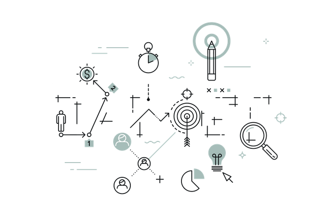 Business Target  Illustration