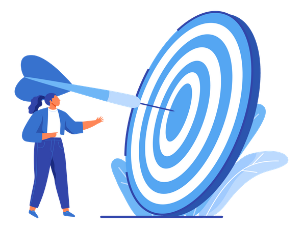 Business Target  Illustration