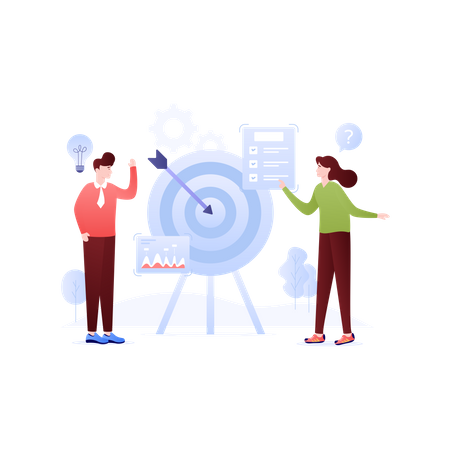 Business Target  Illustration