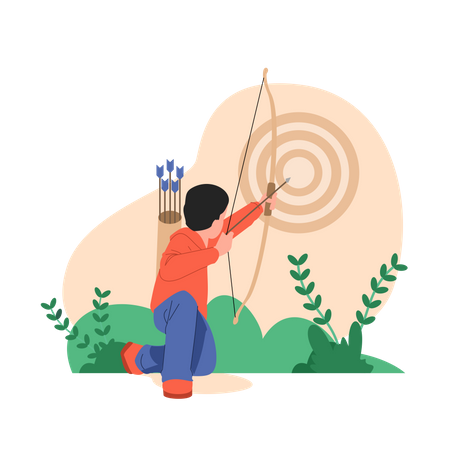 Business Target  Illustration