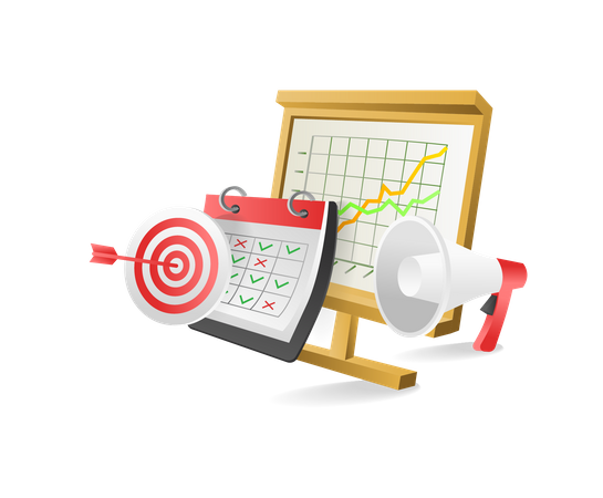 Business Target  Illustration