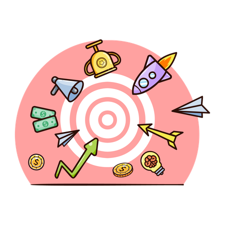 Business targets  Illustration