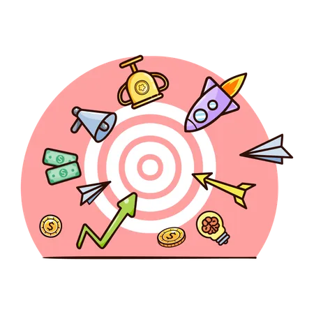 Business targets  Illustration