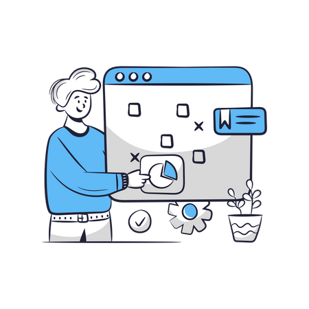 Business Task Management  イラスト