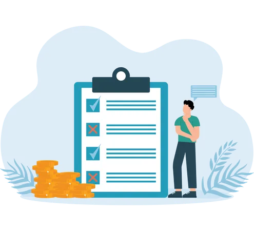 Business tasklist  Illustration