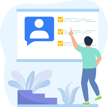 Business tasklist  Illustration