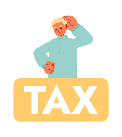 Business tax  Illustration