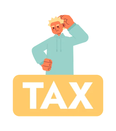 Business tax  Illustration