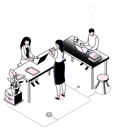 Business Team  Illustration