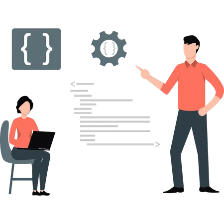 Geschäftsteams arbeiten zusammen  Illustration