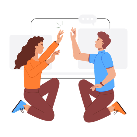 Business Team Discussion  Illustration