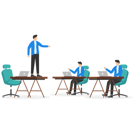 Business team doing meeting  Illustration