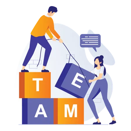 Business Team  Illustration