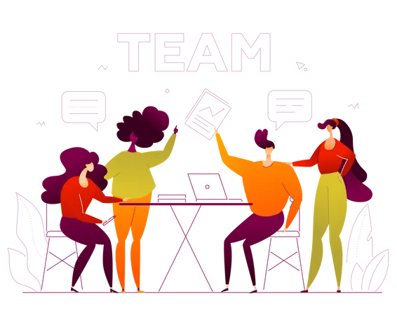 Business team  Illustration