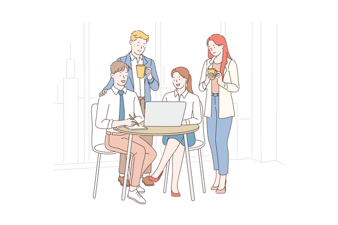 Business team  Illustration