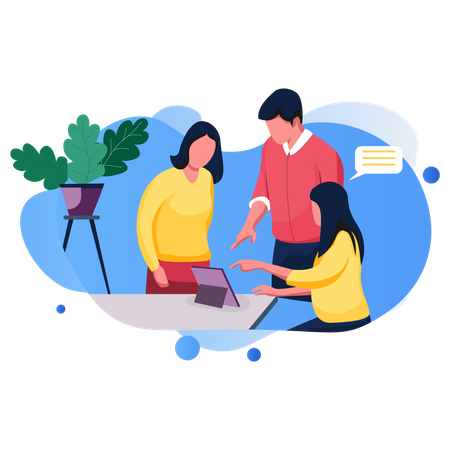 Business Team  イラスト