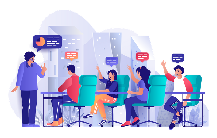 Business Team  Illustration
