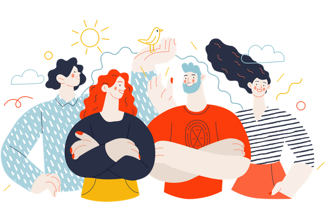 Business Team  Illustration