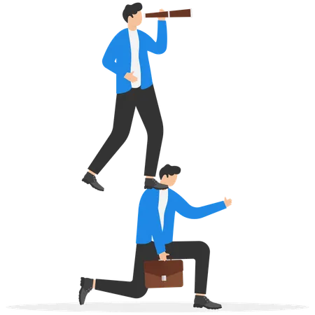Business team supporting success  Illustration