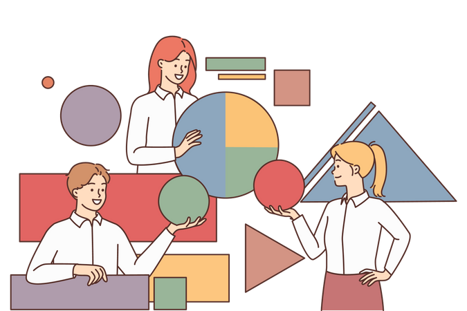 Business teamwork  Illustration