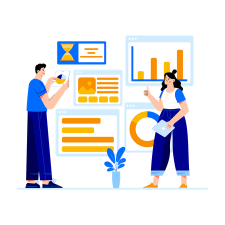 Business Teamwork  Illustration