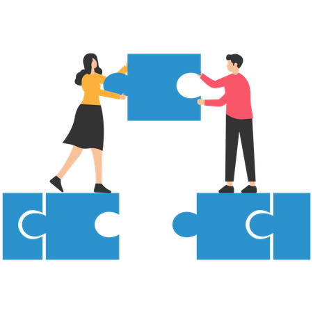 Business Teamwork  Illustration