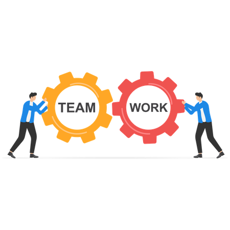 Business teamwork  Illustration