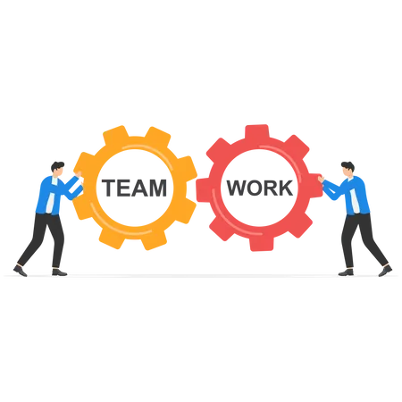 Business teamwork  Illustration