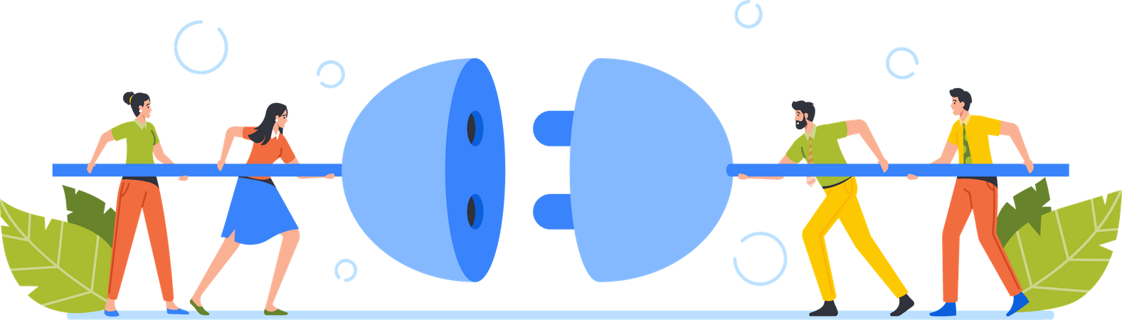 Business Teamwork  Illustration