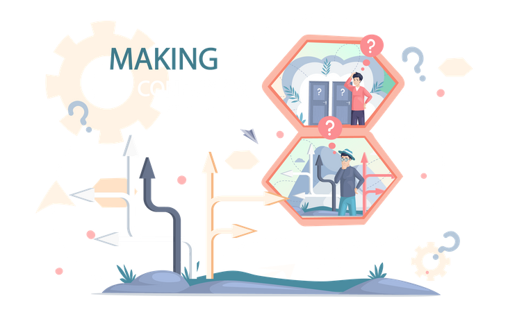 Business thinking  Illustration