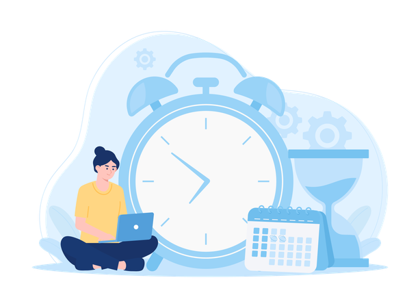 Business timing  Illustration