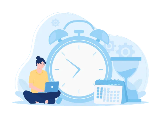 Business timing  Illustration