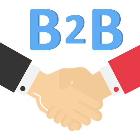 B2B-Marketing  Illustration