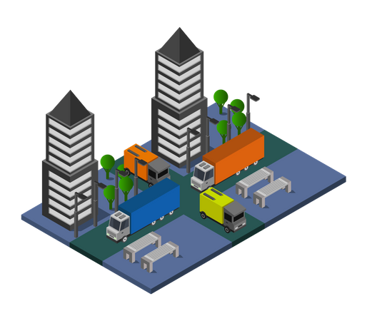 Business tower  Illustration