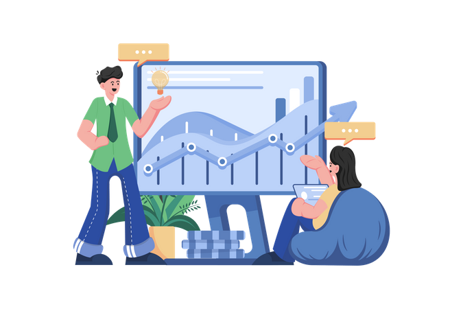 Business Training  Illustration