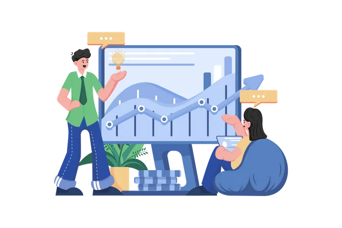 Business Training  Illustration