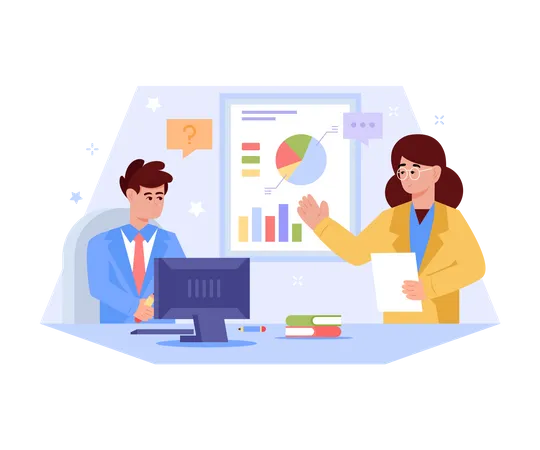 Business Training  Illustration