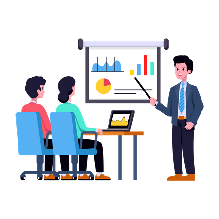 Business Training  Illustration