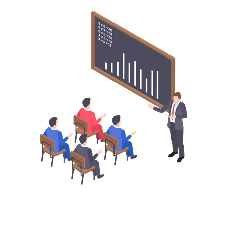 Business training  Illustration