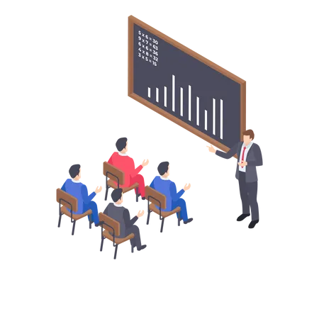 Business training  Illustration