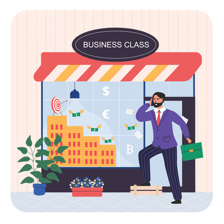 Business Training  Illustration