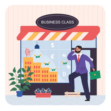 Business Training  Illustration