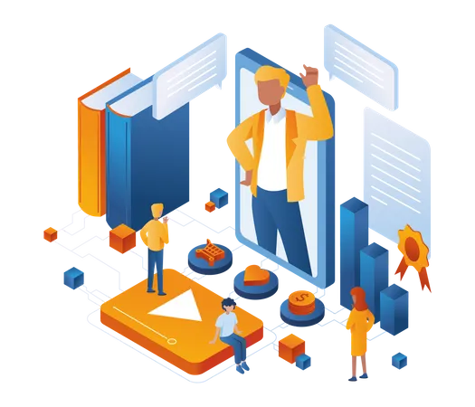 Business training  Illustration