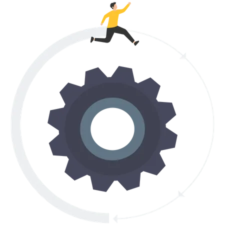 Business transformation  Illustration