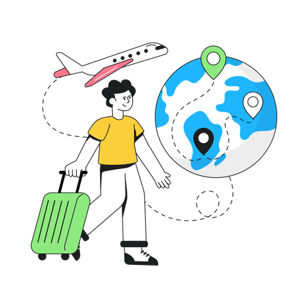 Business Travel  Illustration