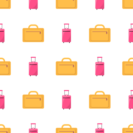 Business Travelling Luggage  Illustration