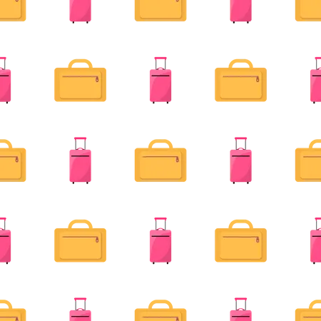 Business Travelling Luggage  Illustration